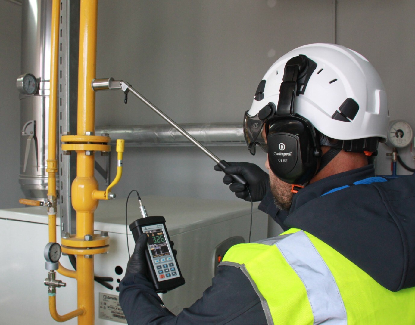 A1270 EMAT-HT - thickness gauge for couplant-free operation