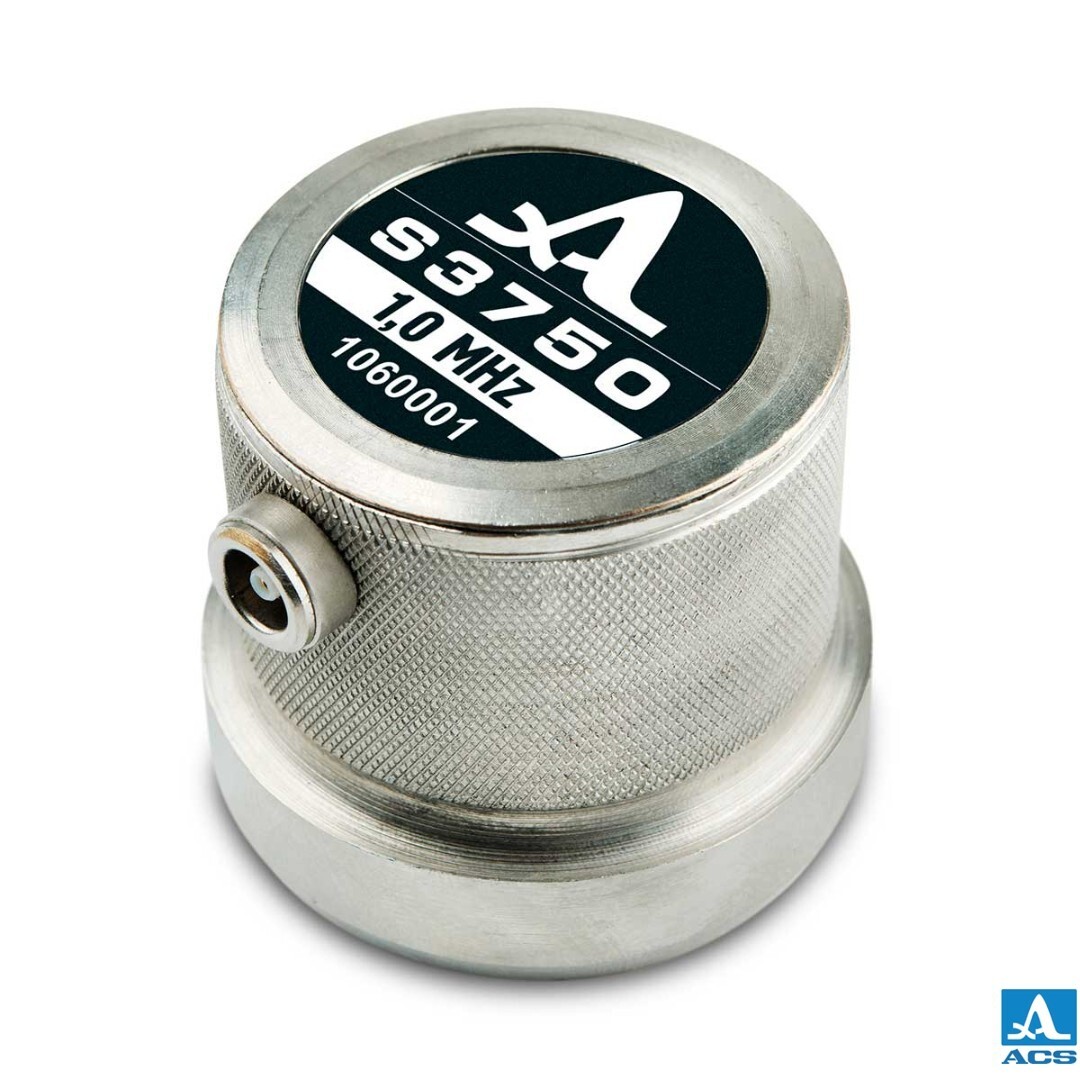 S3750 – normal beam  single-crystal transducer 1 MHz