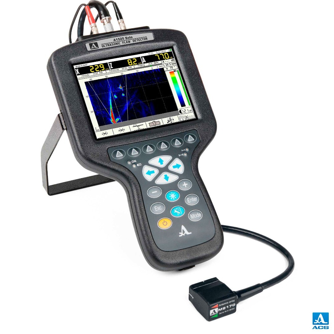 A1525 Solo - Lightweight TFM Phased Array Ultrasonic Flaw Detector