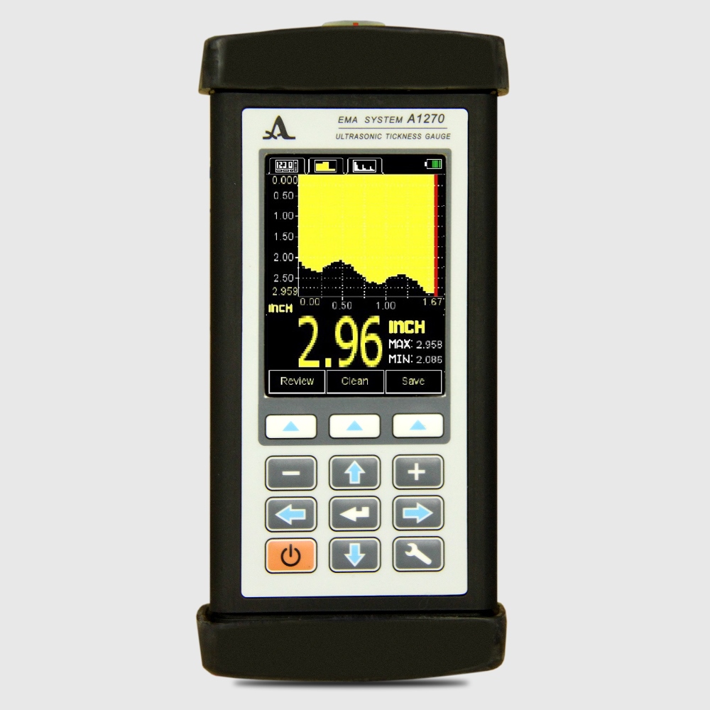 B-SCAN-Modus des EMA-Dickenmessgeräts A1270